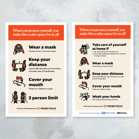 COVID 11" x 17" Signs