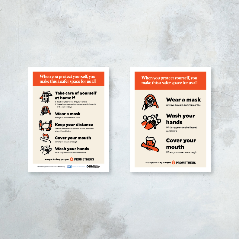 COVID 8.5" x 11" Signs