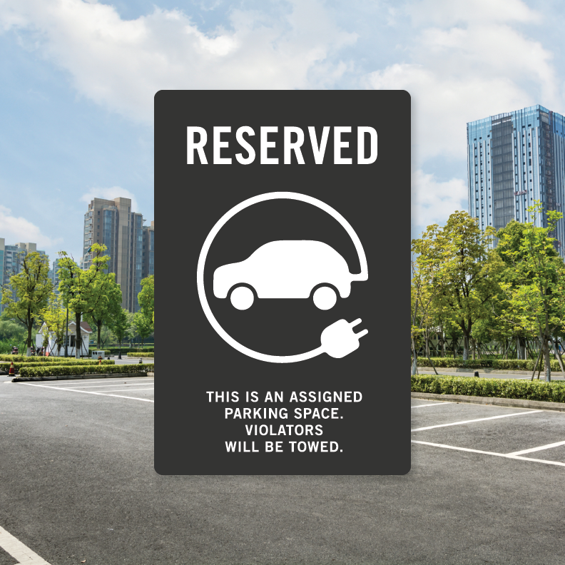 Electric Vehicle Parking Option B (Panel only)