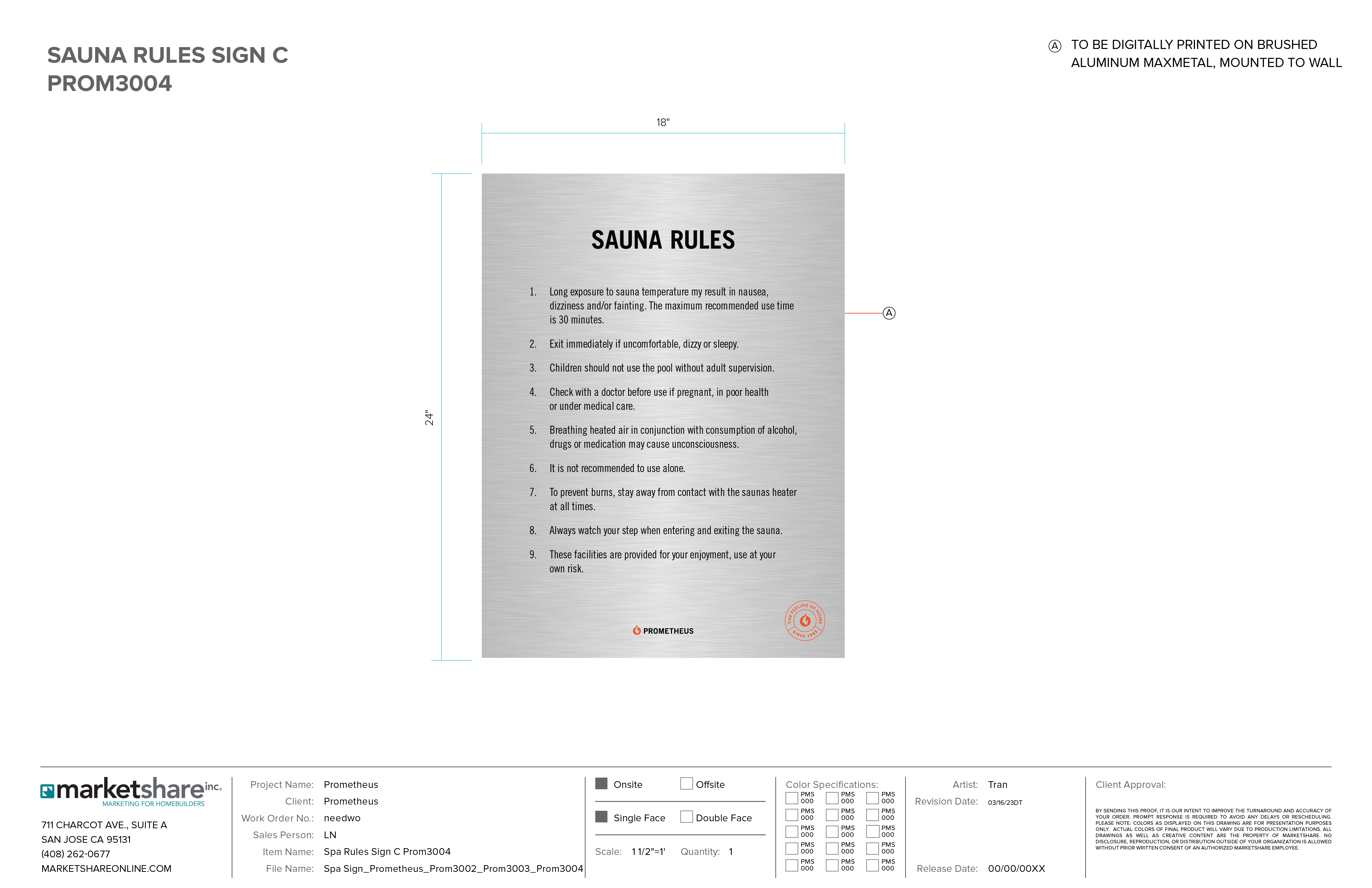 Spa Rules Standard Panel C