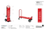 "Load Me Up" Red Convertible Aluminum Hand Truck - Replacement Graphic Vinyl