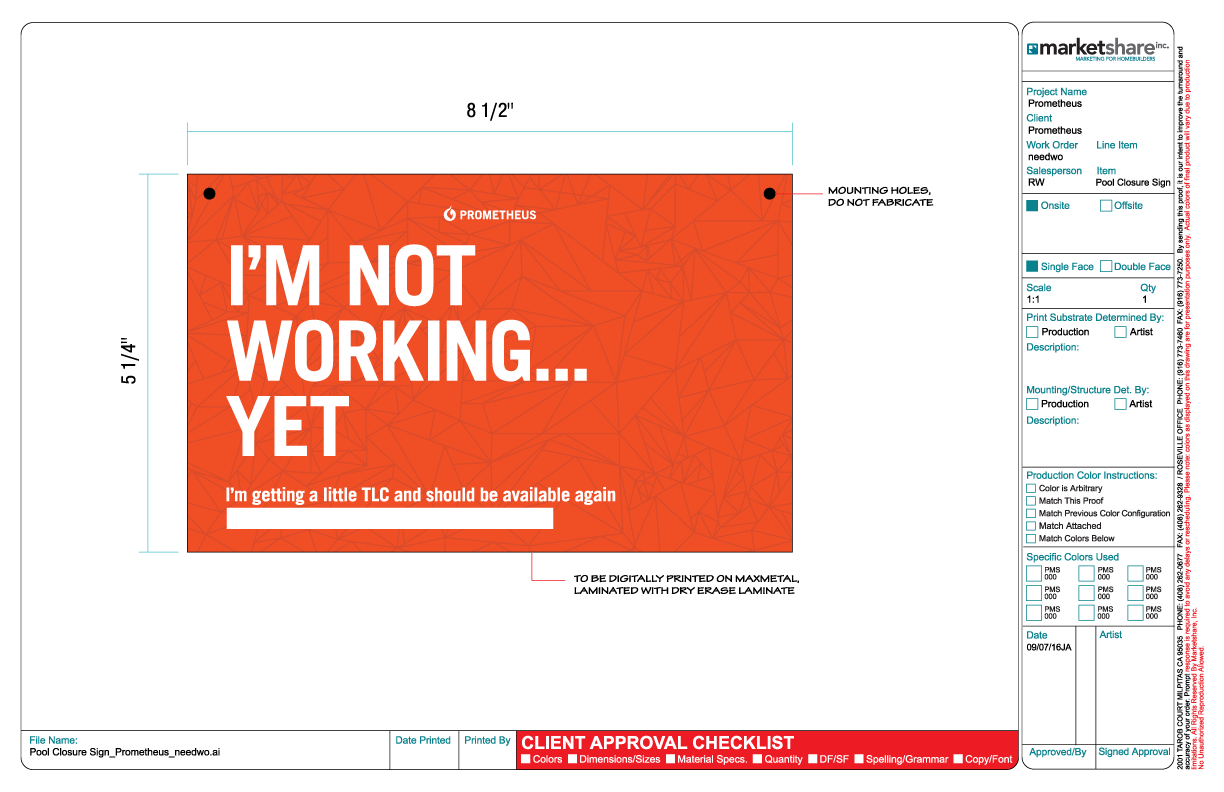 I'm Not Working ...Yet