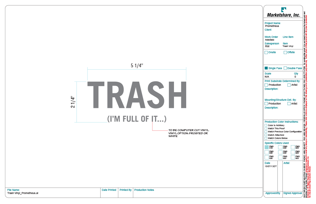 Trash (Black Panel)